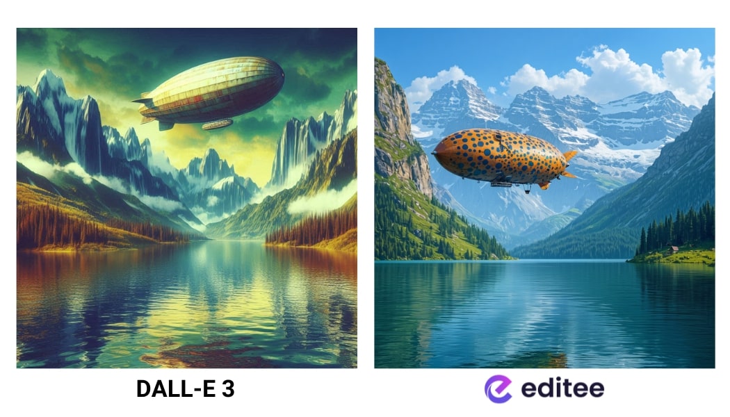 Dalle-3 vs Editee